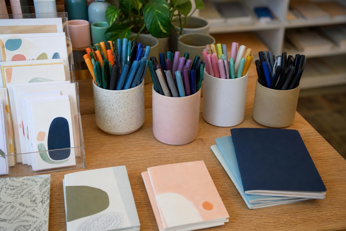 Display of writing pens